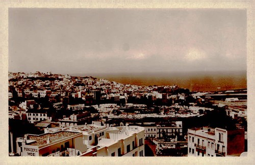 Vintage postcard tangier - vintage,
